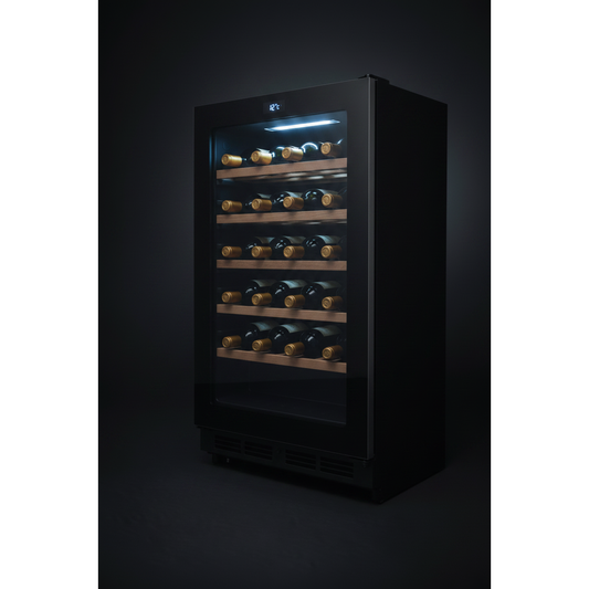 Haier WS170GDA 170 Bottle Tall Dual Zone Wine Cabinet - 3/4 Angle View