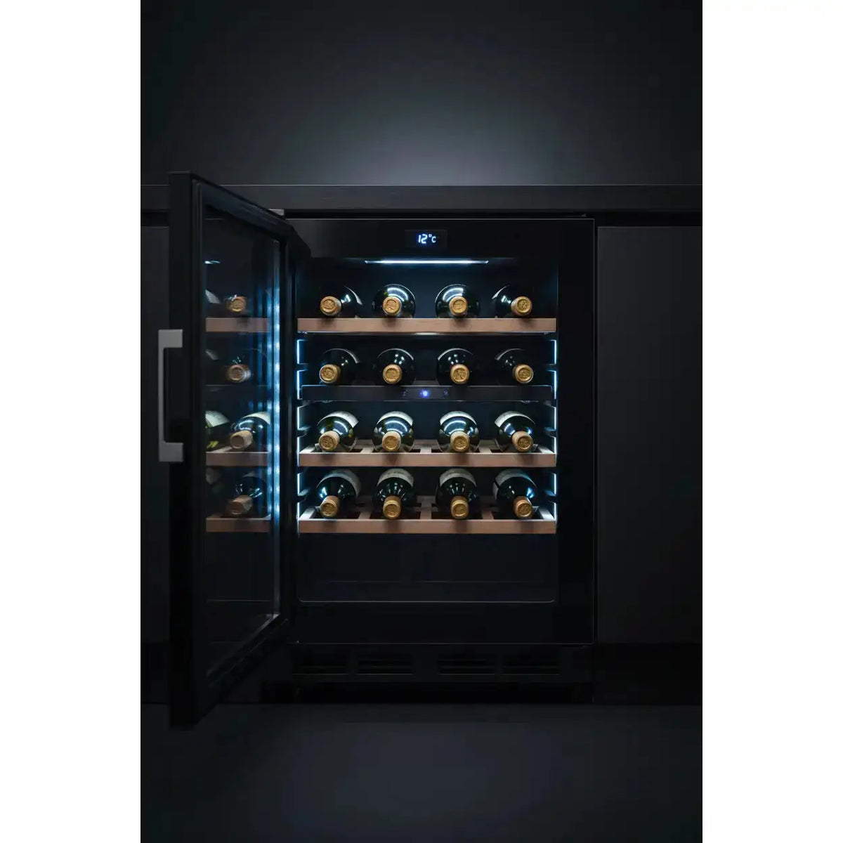 Swisscave WL46DF — 46 Bottle Built-In Dual Zone Wine Fridge