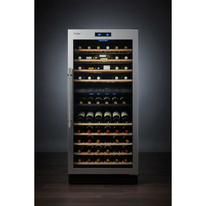 Haier WS100GDA — 100 Bottle Tall Dual Zone Wine Cabinet