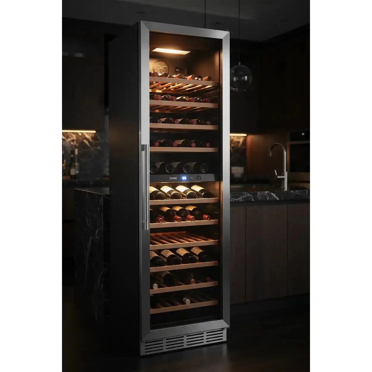 Haier WS140GDA — 140 Bottle Tall Dual Zone Wine Cabinet