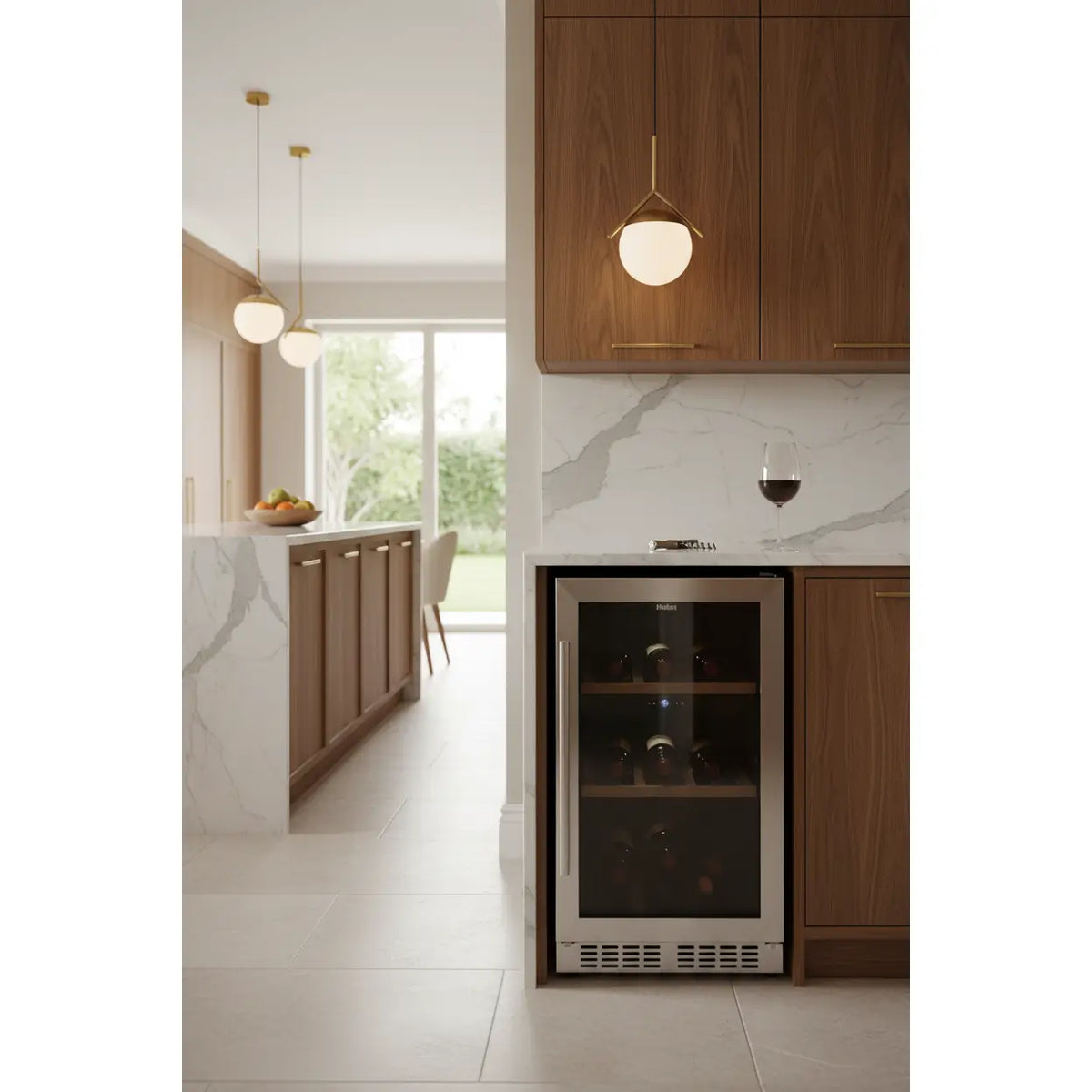 Haier WS40GDA — 40 Bottle Freestanding Dual Zone Wine Fridge