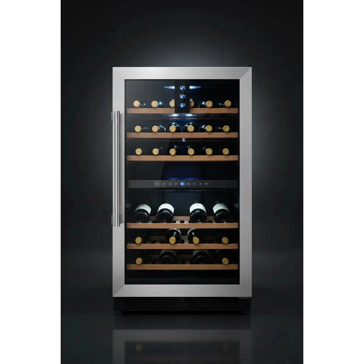 Haier WS53GDA — 53 Bottle Freestanding Dual Zone Wine Fridge