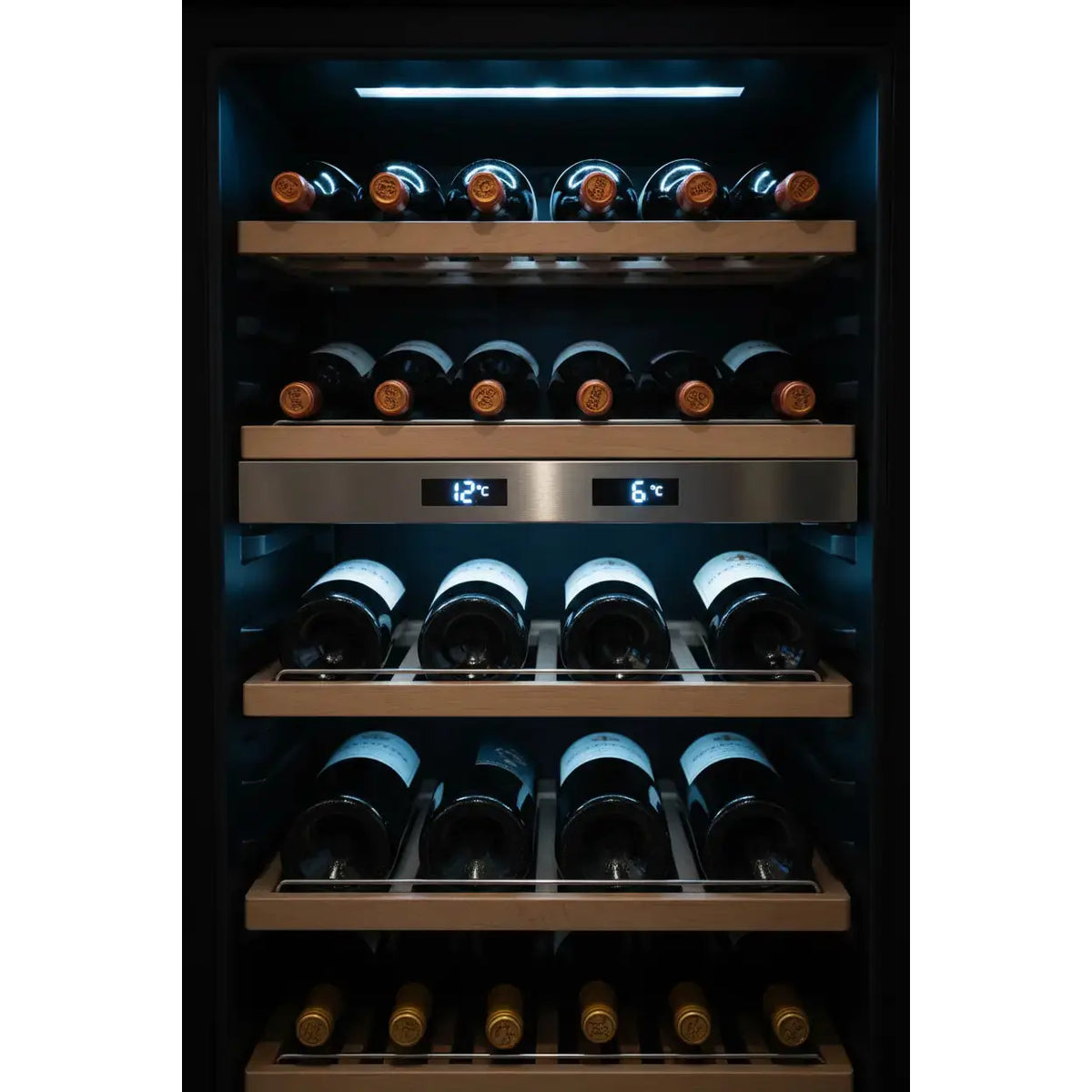 Haier WS53GDA — 53 Bottle Freestanding Dual Zone Wine Fridge