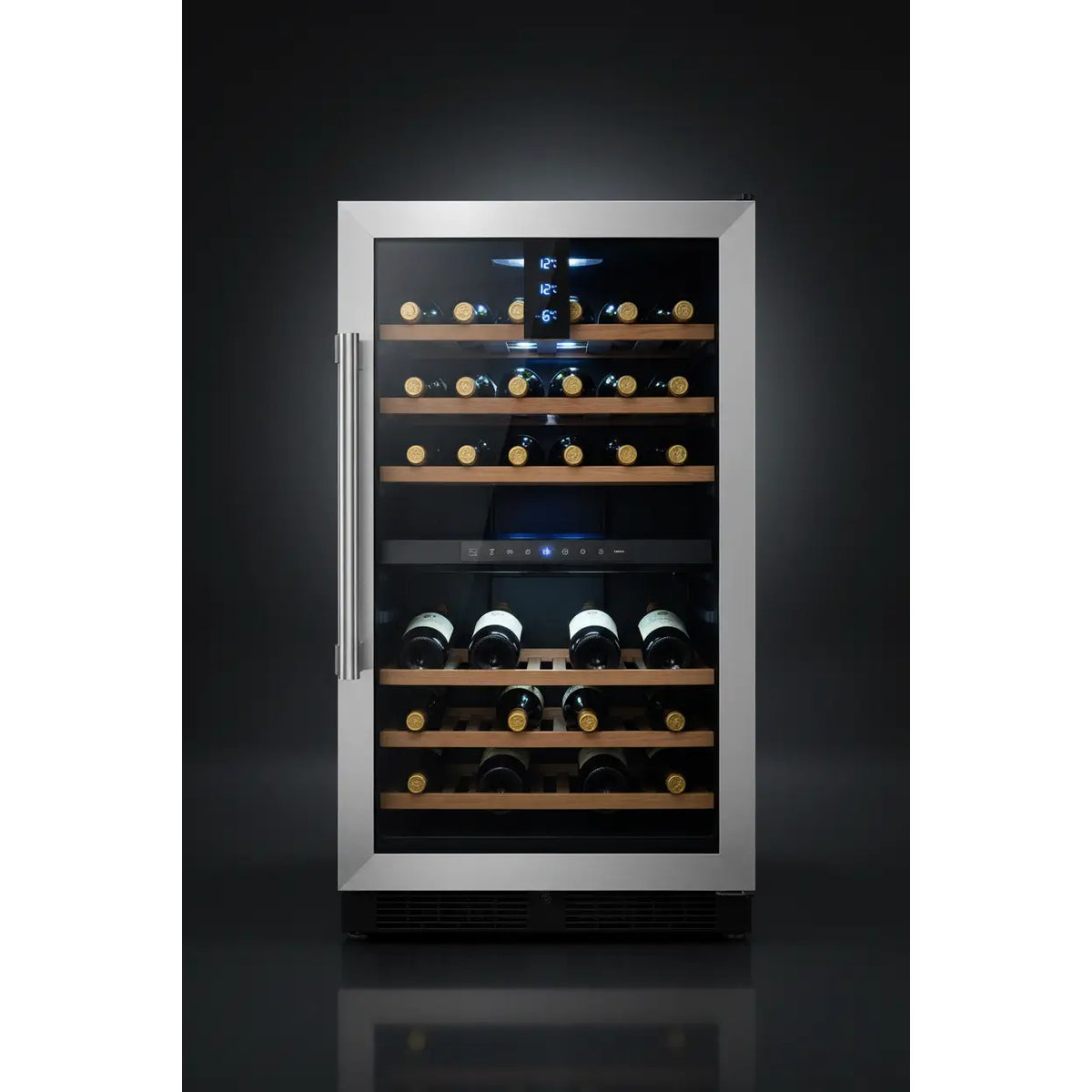 Haier WS53GDA — 53 Bottle Freestanding Dual Zone Wine Fridge
