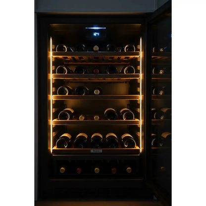 Haier WS75GDA — 75 Bottle Freestanding Dual Zone Wine Fridge
