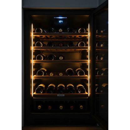 Haier WS75GDA — 75 Bottle Freestanding Dual Zone Wine Fridge