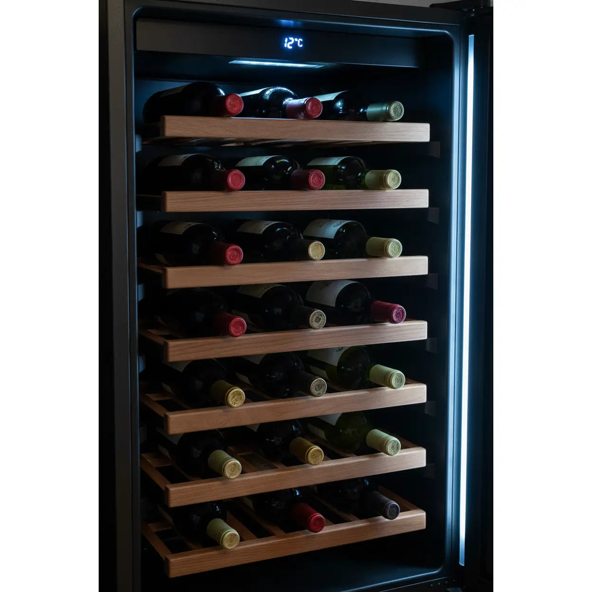 Hoover HWCB 100UK — 100 Bottle Tall Dual Zone Wine Cabinet