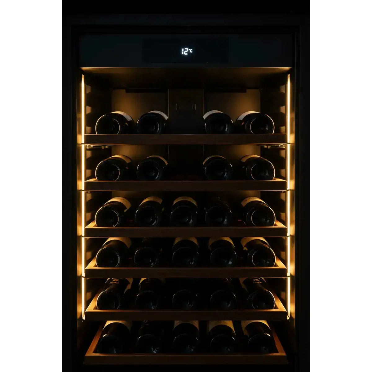 Hoover HWCB 80UK — 80 Bottle Freestanding Dual Zone Wine Fridge