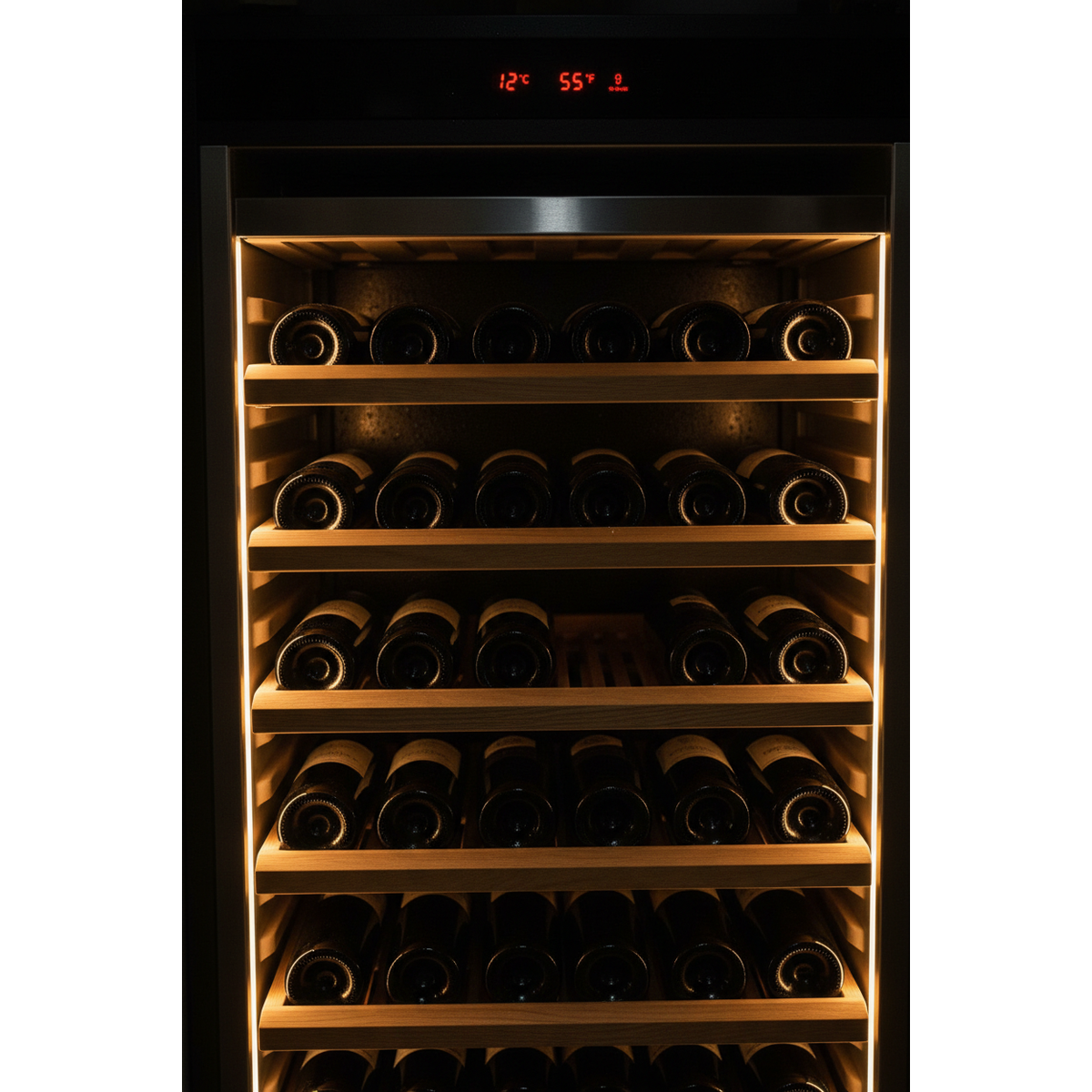 Tefcold TFW160S Wine Fridge Interior - LED Shelving
