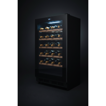 Haier WS170GDA 170 Bottle Tall Dual Zone Wine Cabinet - 3/4 Angle View
