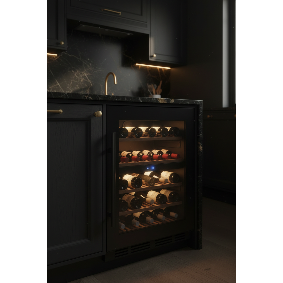 Liebherr WFBli 7741 36 Bottle Built-In Wine Fridge - 3/4 Angle View