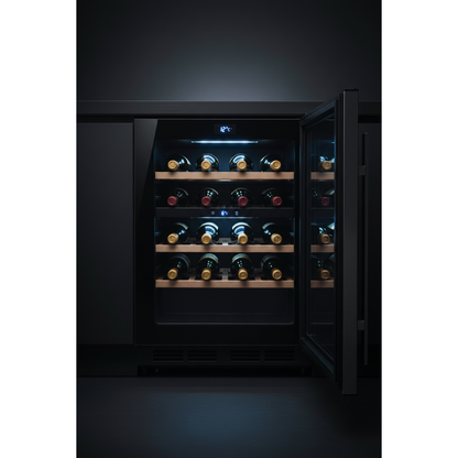 Swisscave WL46DF Premium Wine Fridge Interior - Dual Zone LED Shelving