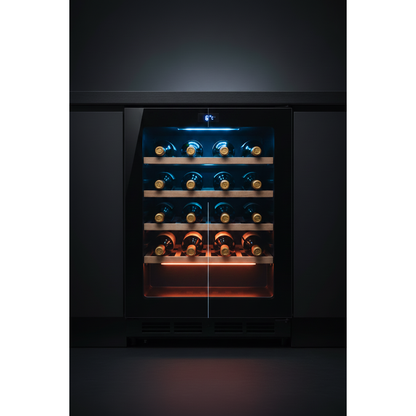 Vintec V40SG2 40 Bottle Built-In Dual Zone Wine Fridge - Front View