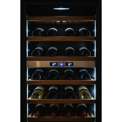 Tefcold TFW375S Wine Fridge Interior - Dual Zone LED Shelving