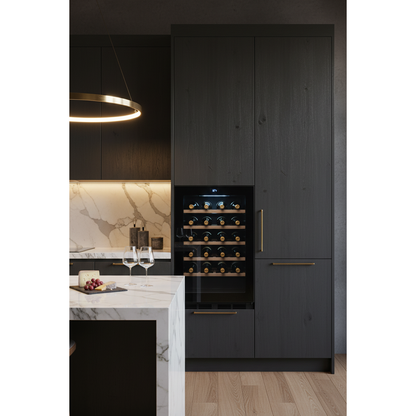 Haier WS170GDA 170 Bottle Tall Dual Zone Wine Cabinet - Lifestyle Shot