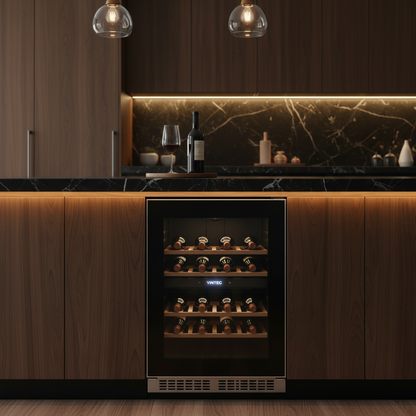 Vintec V50SG 50 Bottle Built-In Single Zone Wine Fridge - Lifestyle Shot