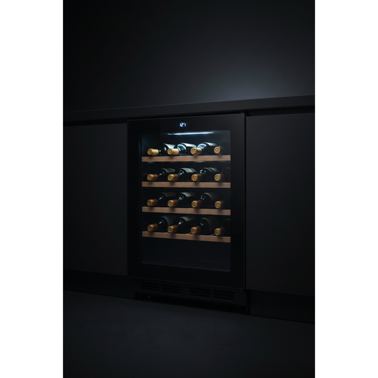 Haier WS38GDA 38 Bottle Built-In Single Zone Wine Fridge - 3/4 Angle View