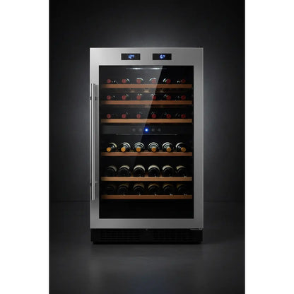 Swisscave WL120DF — 120 Bottle Freestanding Dual Zone Wine Fridge