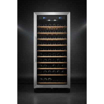 Swisscave WL200DF — 200 Bottle Tall Dual Zone Wine Cabinet