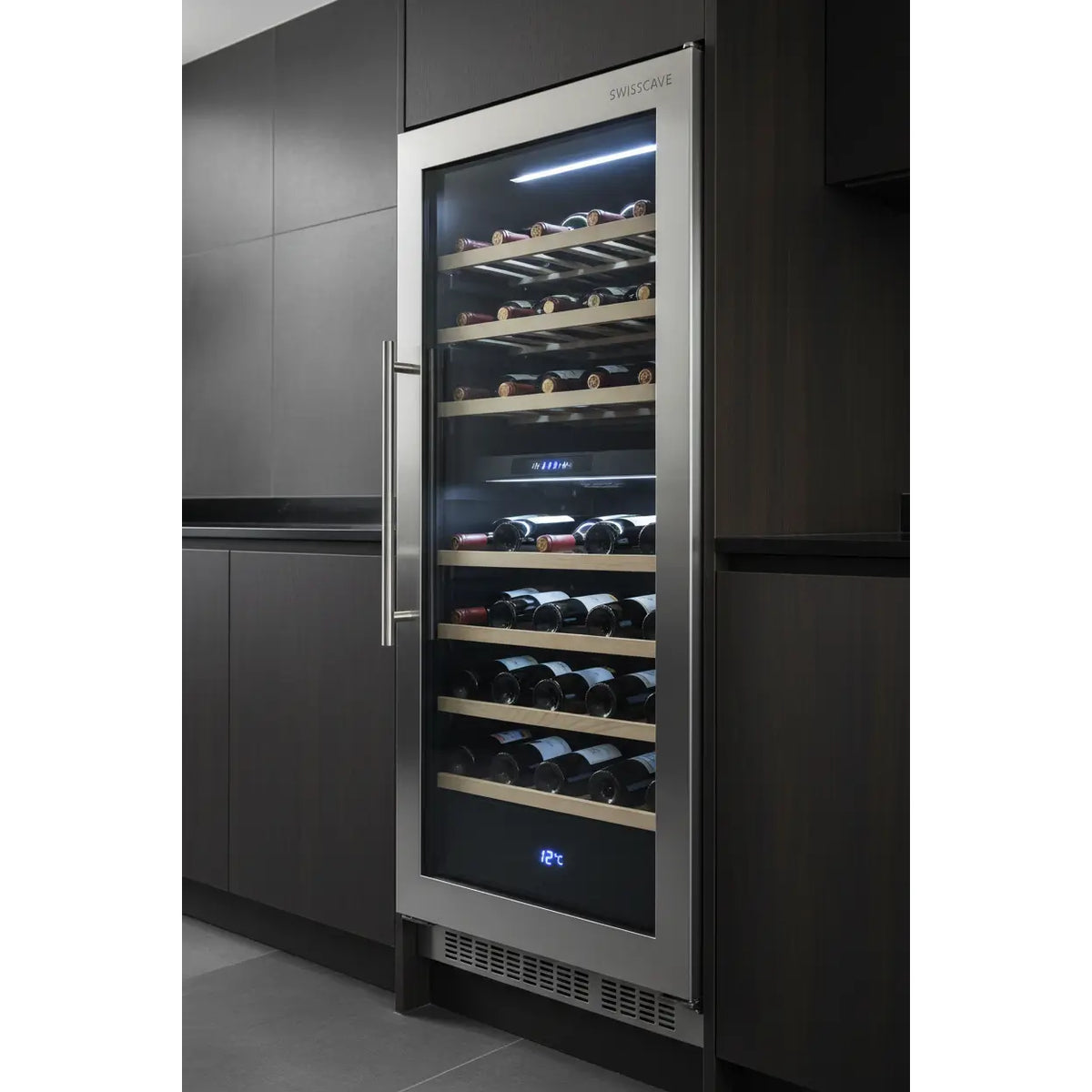 Swisscave WL30B — 30 Bottle Built-In Single Zone Wine Fridge