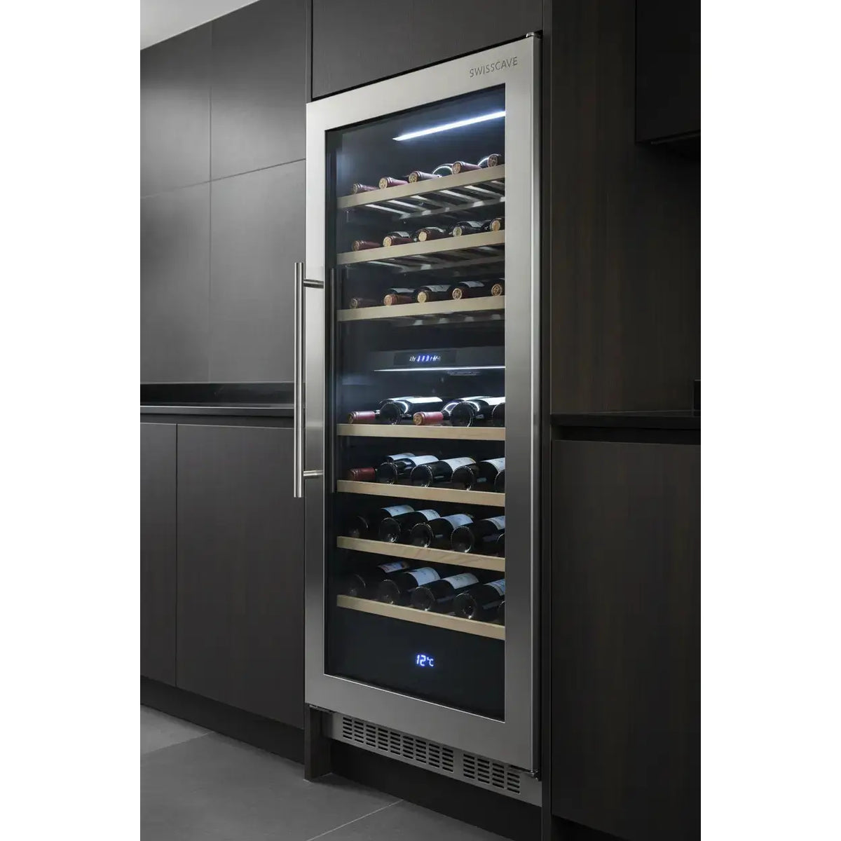 Swisscave WL30B — 30 Bottle Built-In Single Zone Wine Fridge