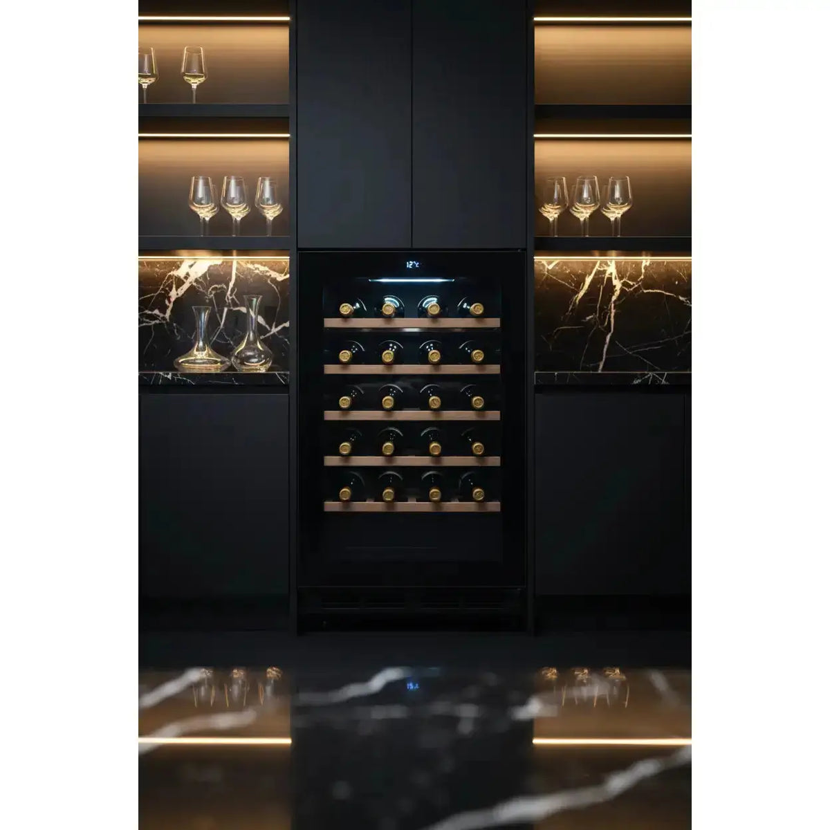 Swisscave WL360DF — 360 Bottle Tall Dual Zone Wine Cabinet