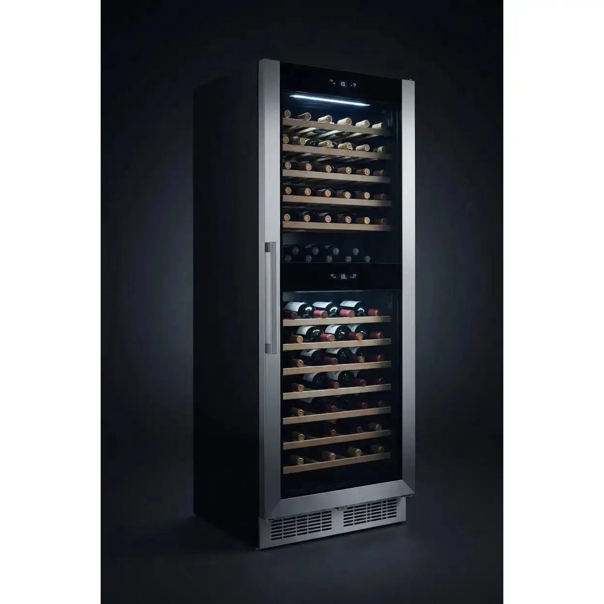 Swisscave WL360DF — 360 Bottle Tall Dual Zone Wine Cabinet