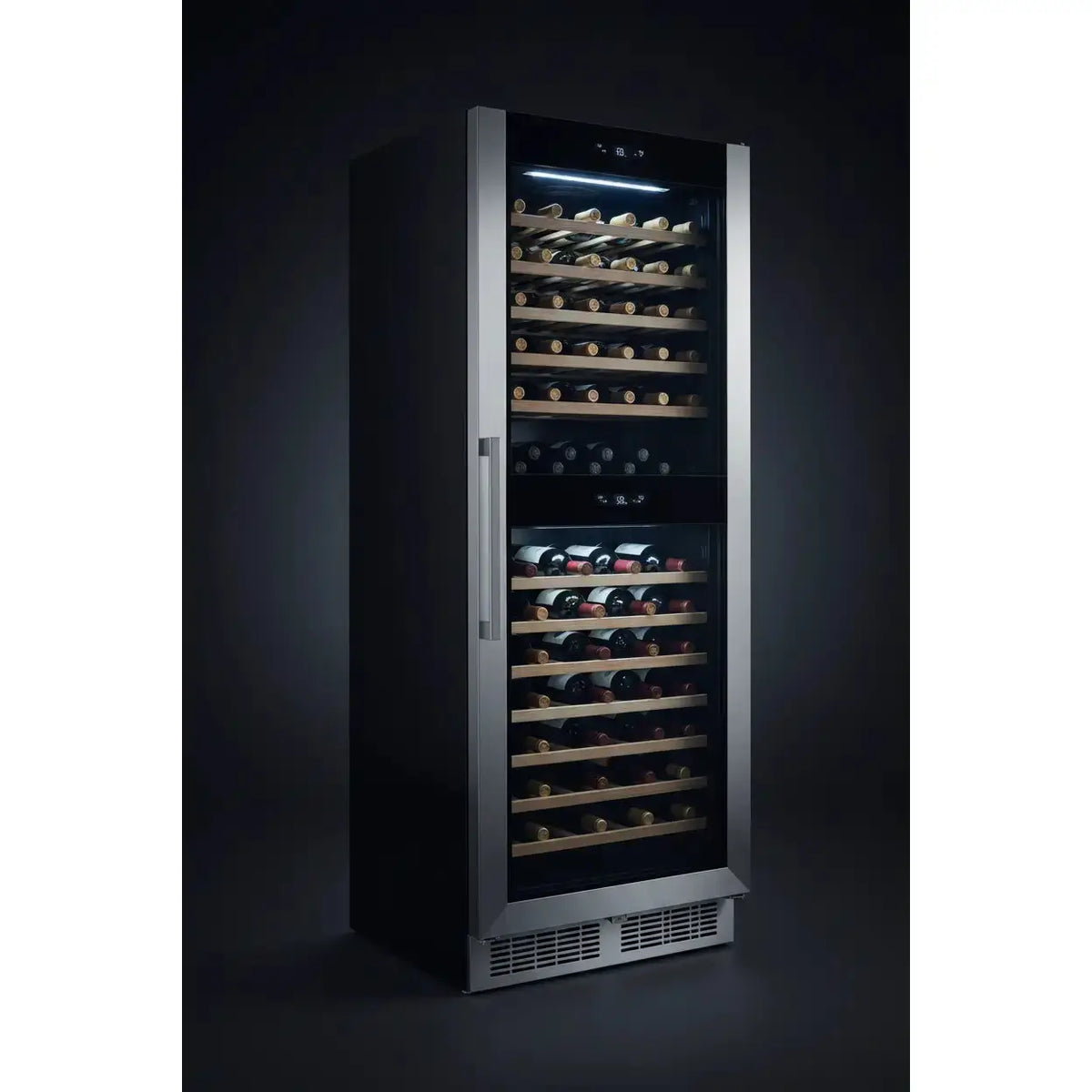Swisscave WL360DF — 360 Bottle Tall Dual Zone Wine Cabinet