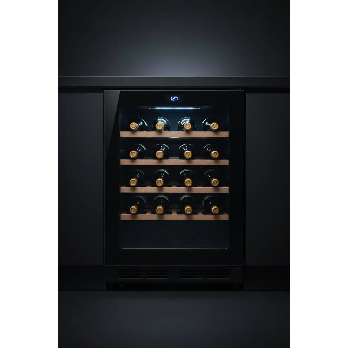 Swisscave WL46DF — 46 Bottle Built-In Dual Zone Wine Fridge