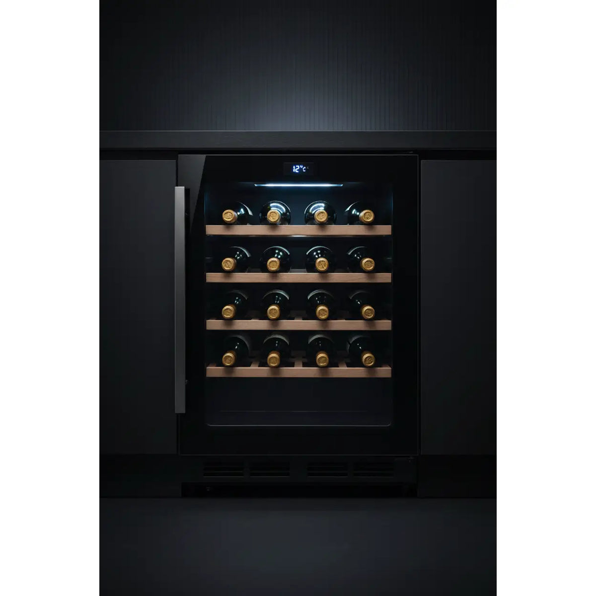 Swisscave WL46DF Premium — 46 Bottle Built-In Dual Zone Wine Fridge