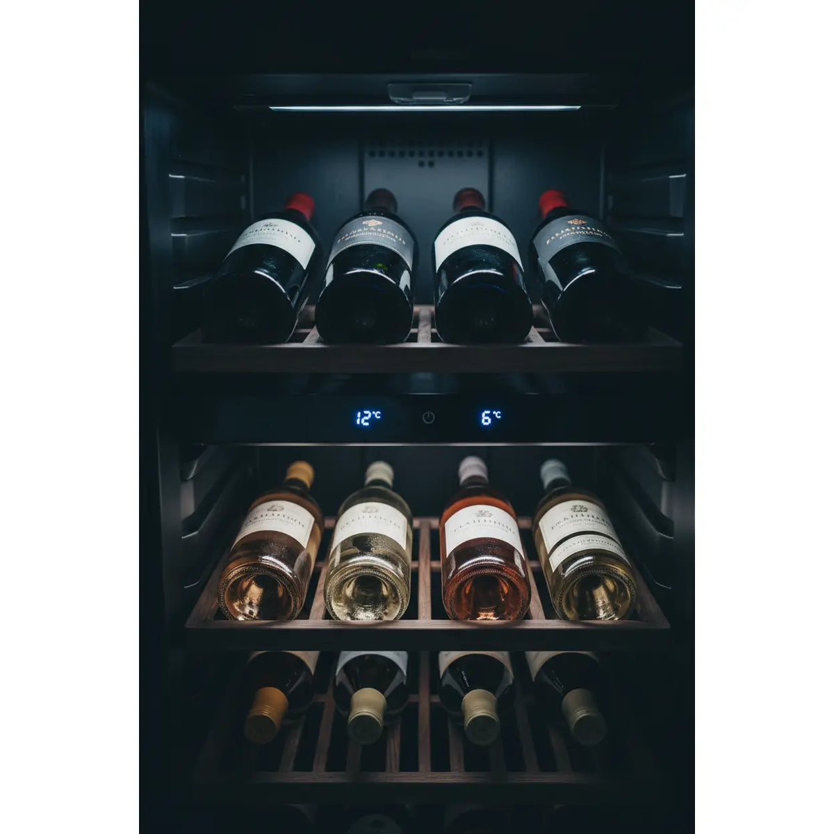 Swisscave WL80DF — 80 Bottle Freestanding Dual Zone Wine Fridge