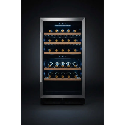 Tefcold TFW250S — 65 Bottle Freestanding Dual Zone Wine Fridge