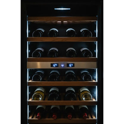 Tefcold TFW375S — 100 Bottle Freestanding Dual Zone Wine Fridge