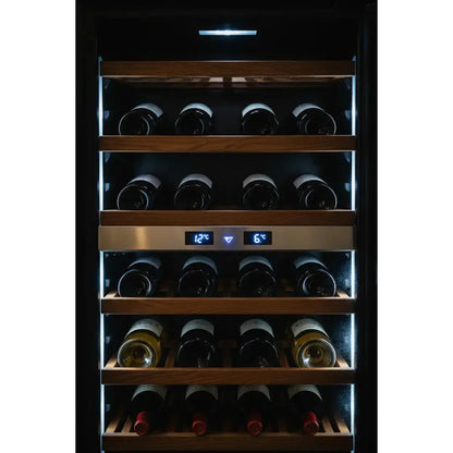 Tefcold TFW375S — 100 Bottle Freestanding Dual Zone Wine Fridge
