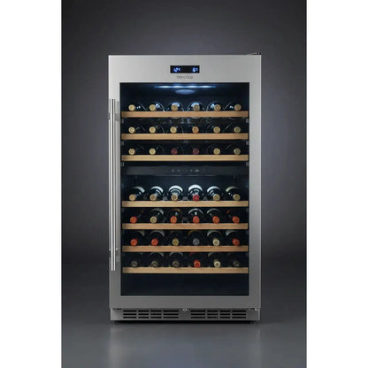 Tefcold TFW375S — 100 Bottle Freestanding Dual Zone Wine Fridge