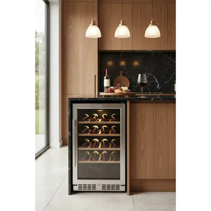 Tefcold TFW40S — 40 Bottle Built-In Dual Zone Wine Fridge