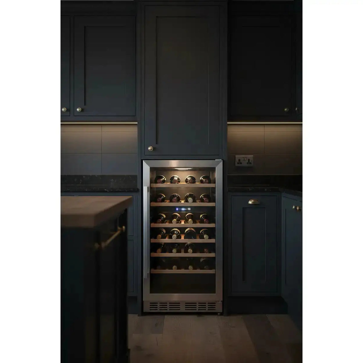 Tefcold TFW40S — 40 Bottle Built-In Dual Zone Wine Fridge
