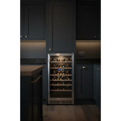 Tefcold TFW40S — 40 Bottle Built-In Dual Zone Wine Fridge