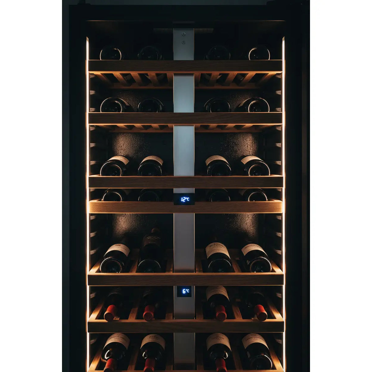 Tefcold TFW700S — 180 Bottle Tall Dual Zone Wine Cabinet