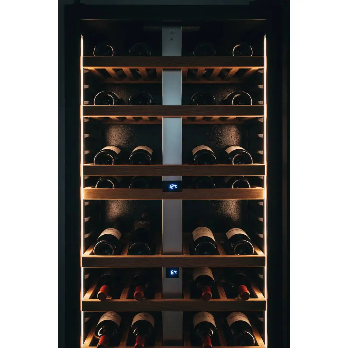 Tefcold TFW700S — 180 Bottle Tall Dual Zone Wine Cabinet