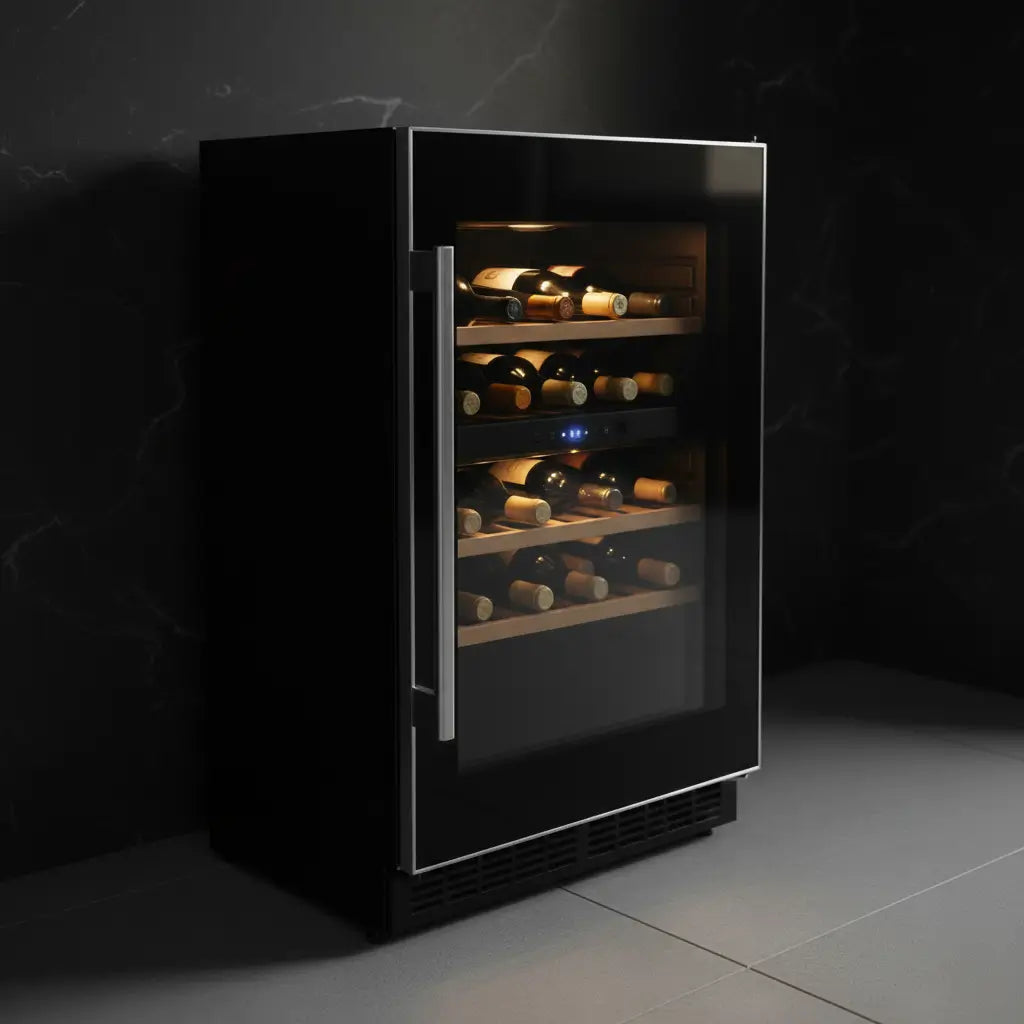 Vintec V120SG2 — 120 Bottle Freestanding Dual Zone Wine Fridge