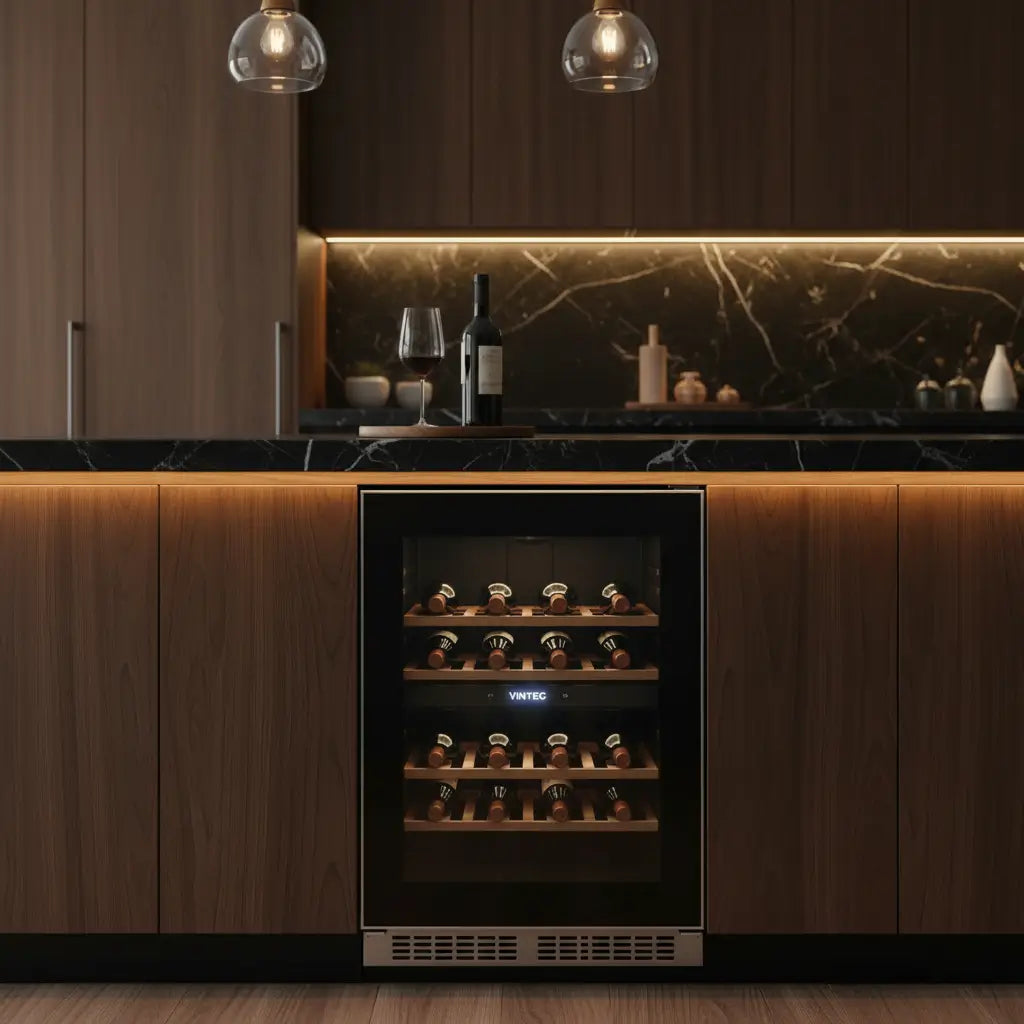 Vintec V50SG — 50 Bottle Freestanding Single Zone Wine Fridge