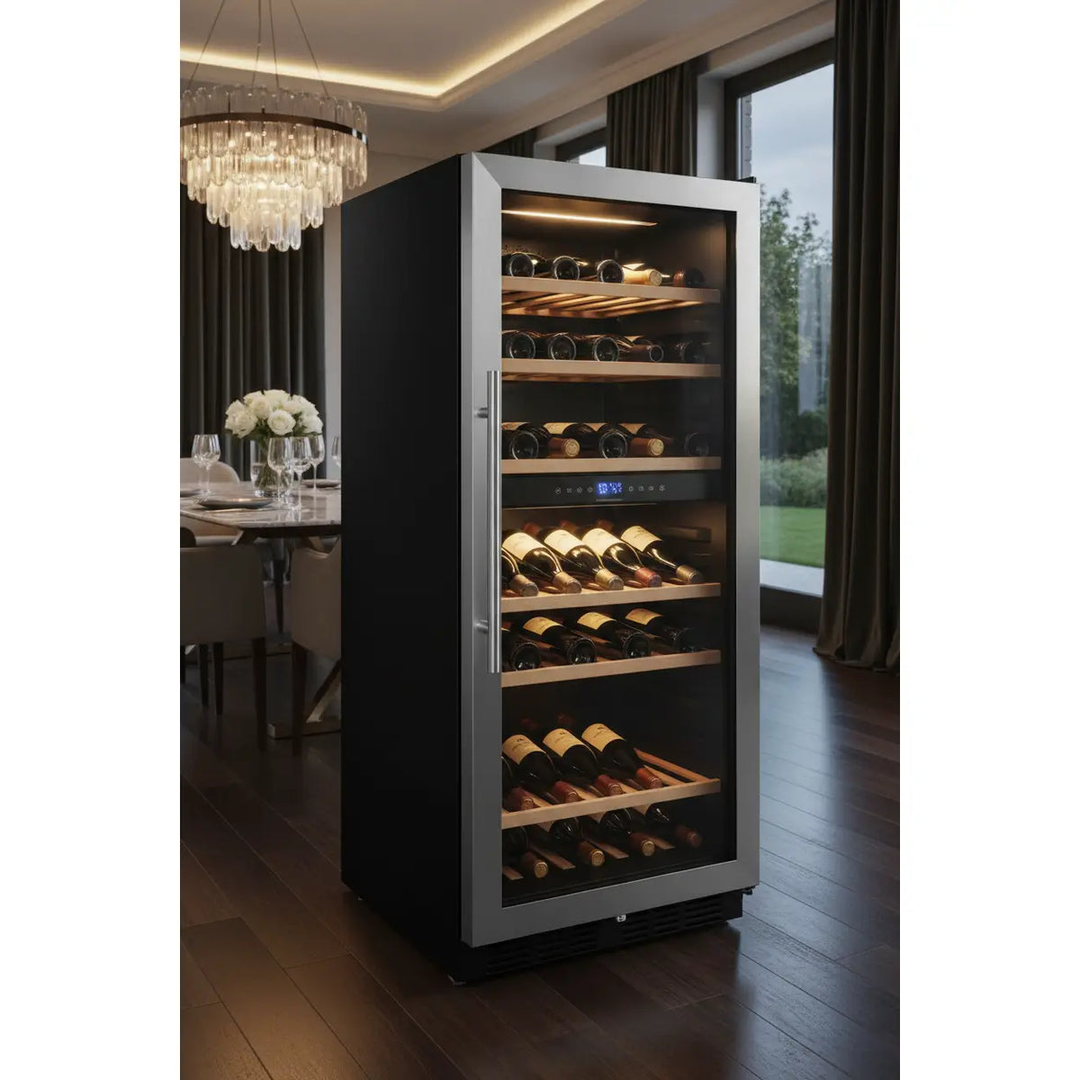 Vintec V80SG2 — 80 Bottle Freestanding Dual Zone Wine Fridge